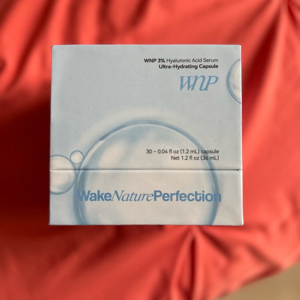 WNP3% hyaluronic acid serum ultra hydrating capsules 30 count